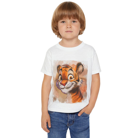 Handsome Tiger Heavy Cotton™ Toddler T-shirt by TigerDesignStore69